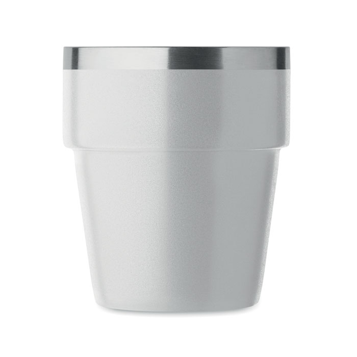 Double wall tumbler 250 ml Bianco item picture open