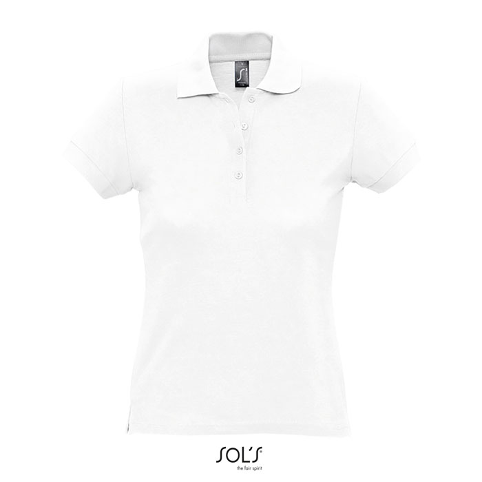 PASSION WOMEN POLO 170g white item picture front