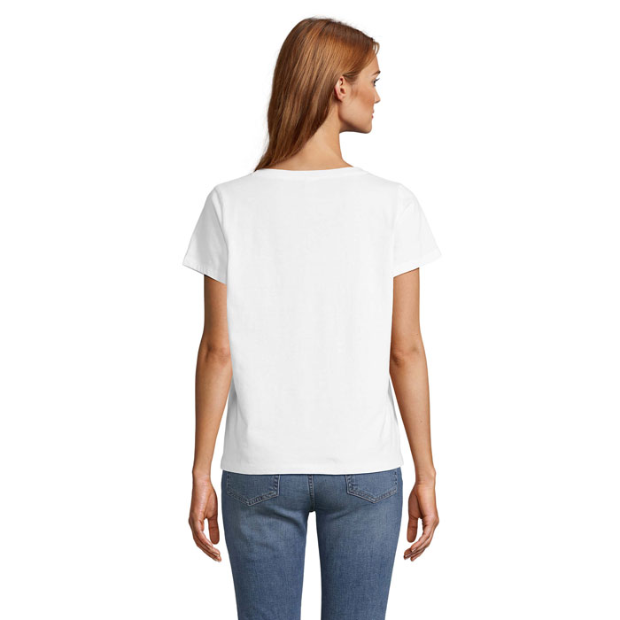 REGENT V T-SHIRT WOMEN Bianco item picture back