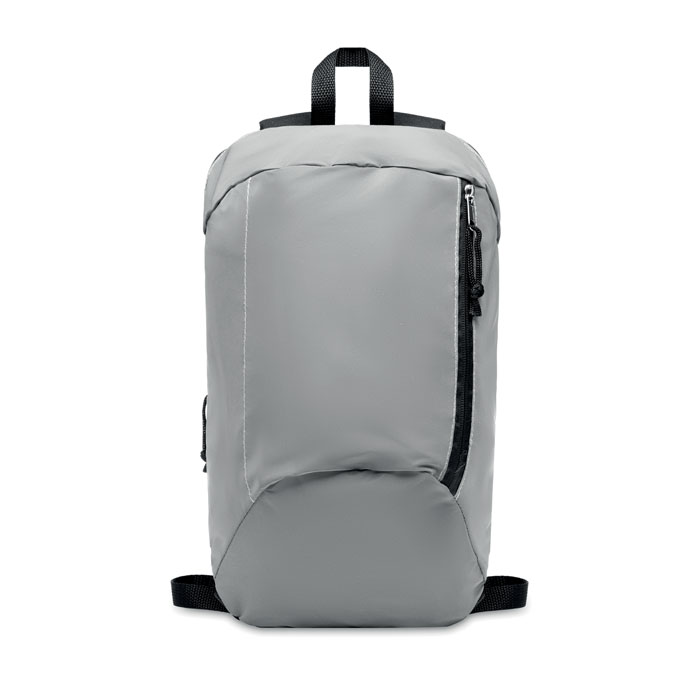 High reflective backpack 600D Argento Opaco item picture front