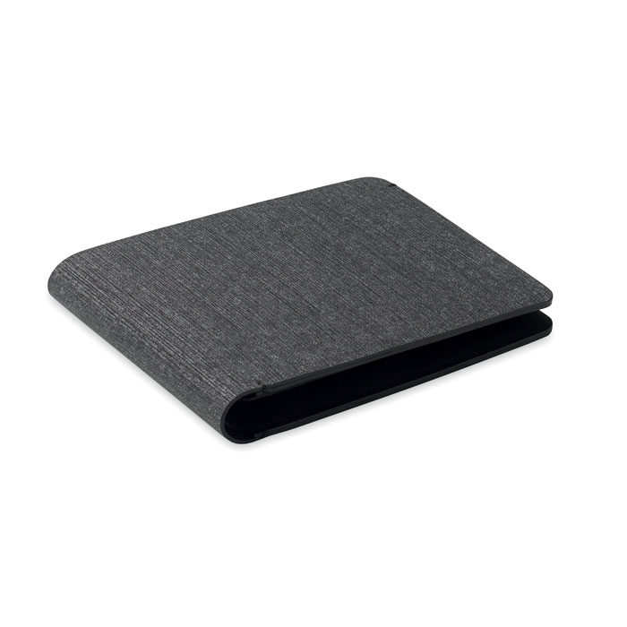 Anti-loss finder PU wallet Nero item picture side
