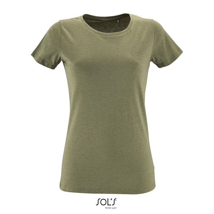 REGENT F WOMEN T-SHIRT 150g heather khaki item picture front