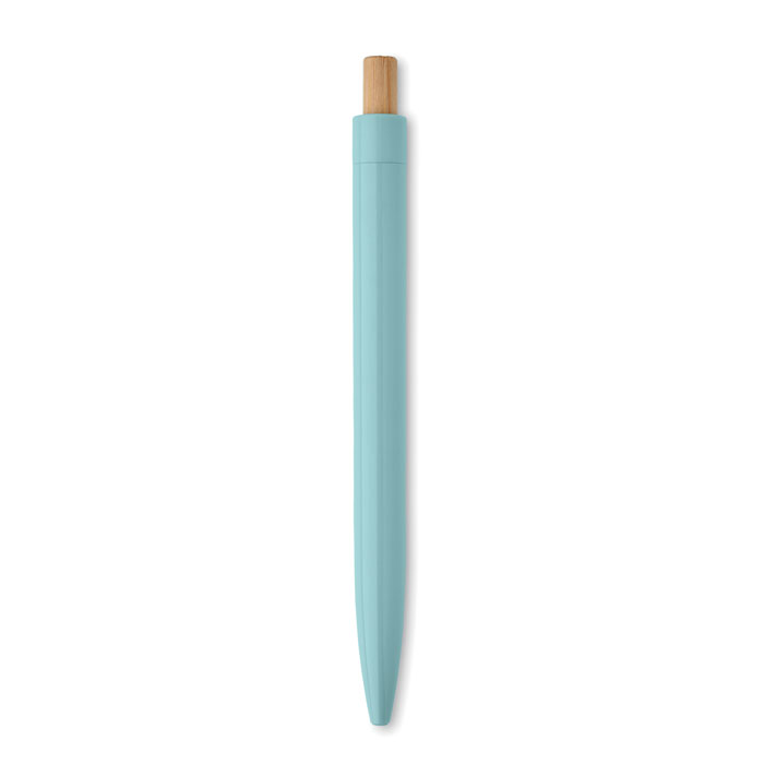 Penna a sfera in ABS riciclato Blu Bambino item picture side