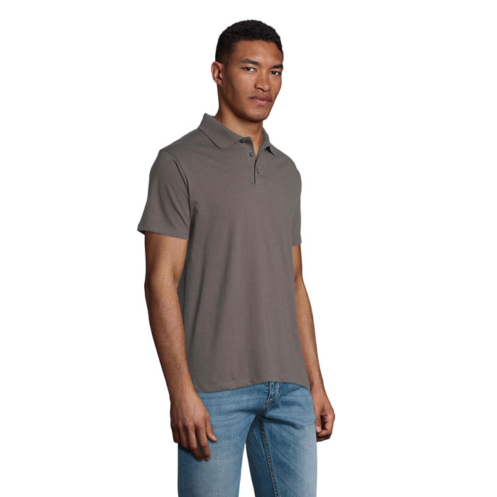 PRESCOTT MEN POLO SHIRT 170 Grigio Scuro item picture side