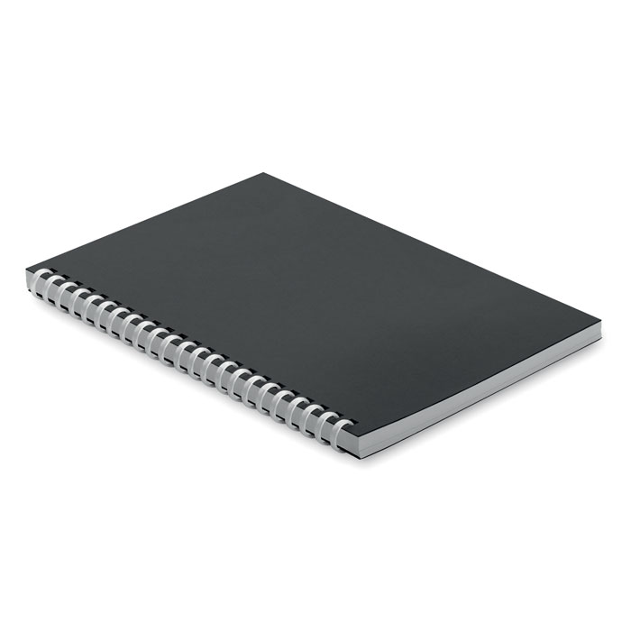 Notebook in cartone riciclato A Nero item picture front