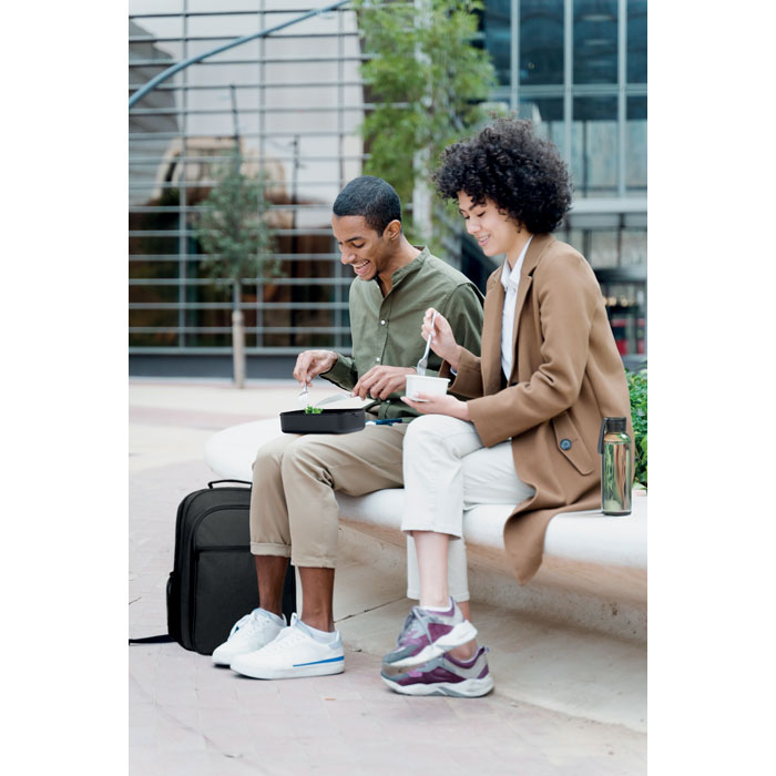 Porta pranzo in PP Nero item picture 5