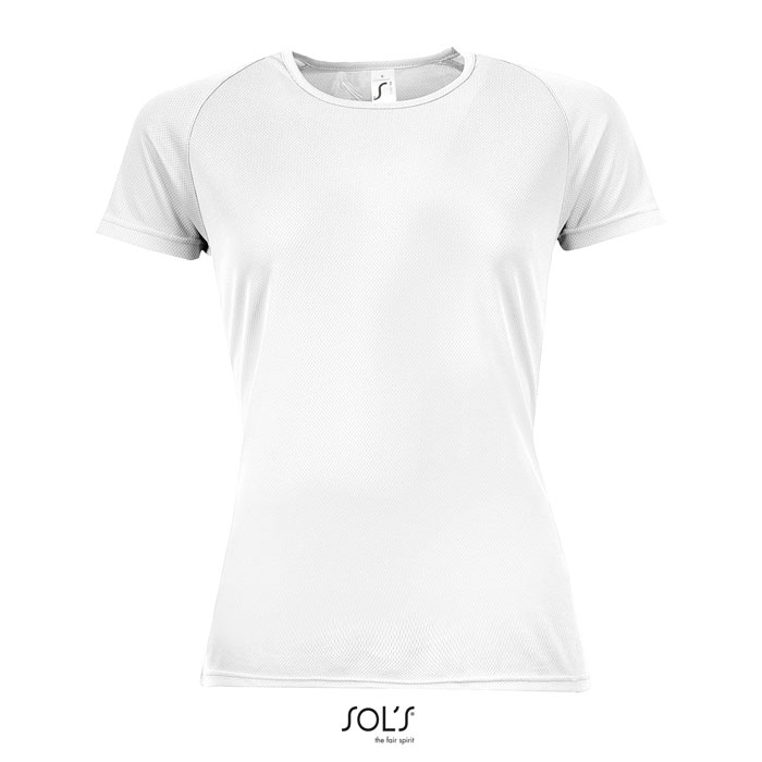 SPORTY WOMEN T-SHIRT  140g white item picture front