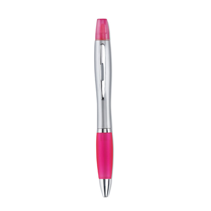 2 in 1 ball pen Fucsia item picture front