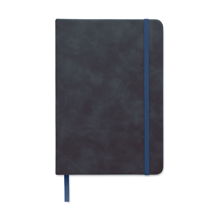 A5 smokey PU notebook Blu item picture top
