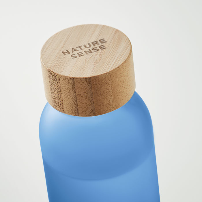 Frosted glass bottle 500ml Blu Trasparente item picture top