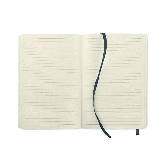 Notebook A5 riciclato Francese Navy item picture open