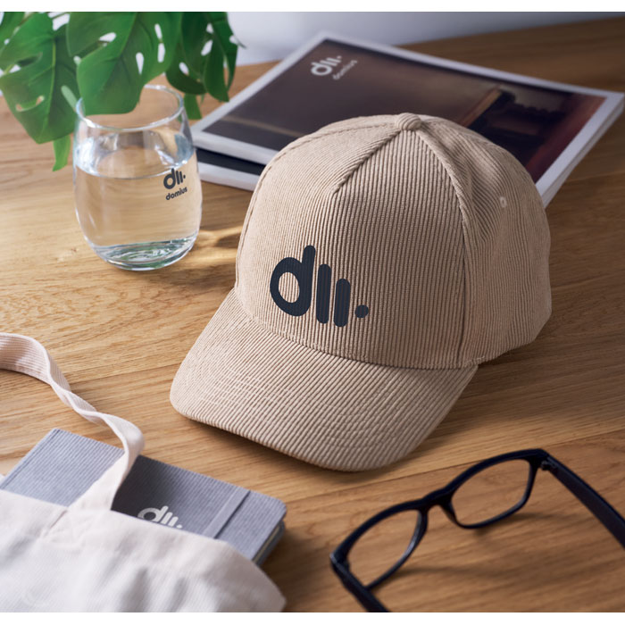Cappellino da basebal Beige item picture printed
