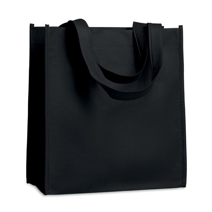 80gr/m² nonwoven shopping bag Nero item picture back