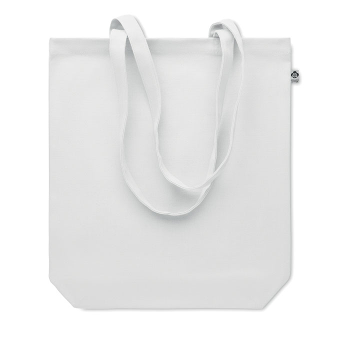 Canvas shopping bag 270 gr/m² Bianco item picture back