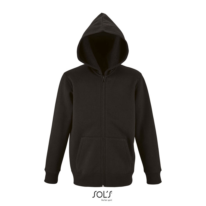 STONE KIDS HOODIE  260g black item picture front