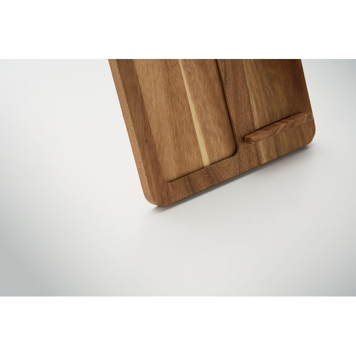 Acacia frame & charger 15W Legno item picture open