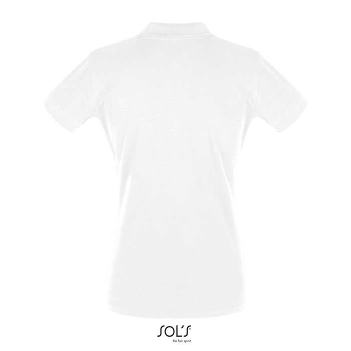 PERFECT WOMEN POLO 180g Bianco item picture back
