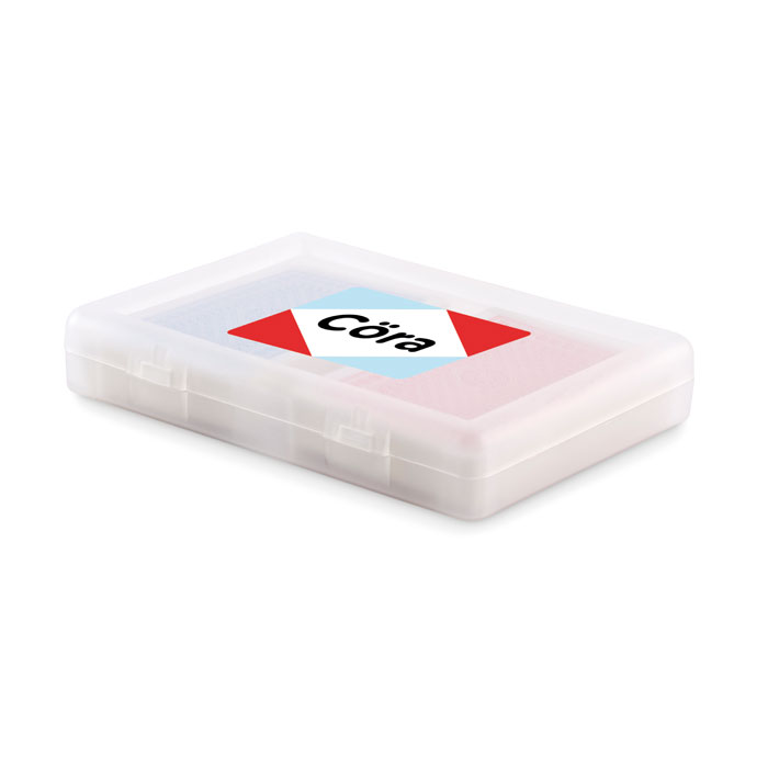 Set di carte da gioco classiche Trasparente item picture printed