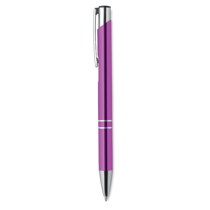 Penna a sfera in alluminio Fucsia item picture front