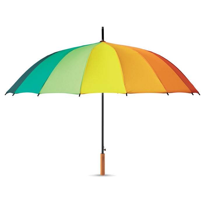 Ombrello arcobaleno 27 pollici multicolour item picture top