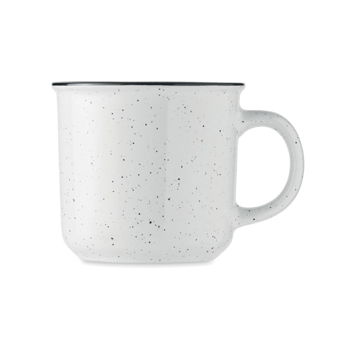 Ceramic vintage mug 400 ml Bianco item picture top