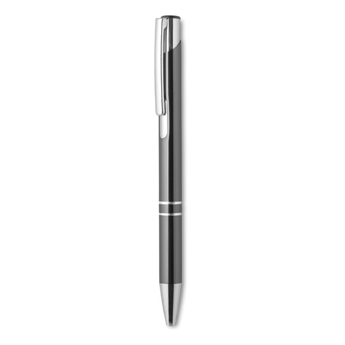 Push button pen with black ink Titanio item picture back