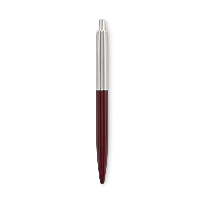 Penna a pulsante in confezione Borgogna item picture 4