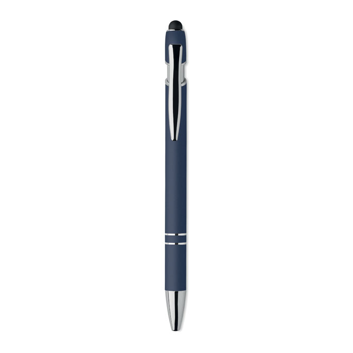 Penna in alluminio riciclato Francese Navy item picture back