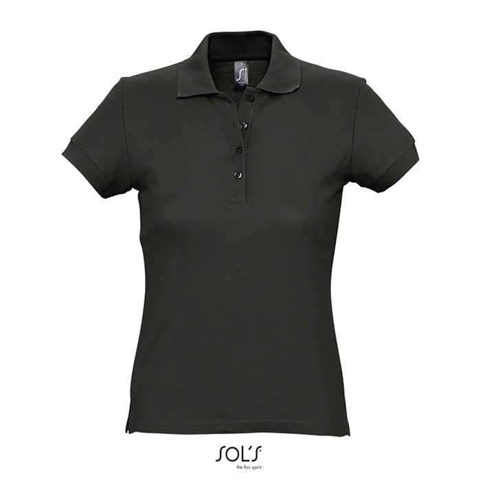 PASSION WOMEN POLO 170g black item picture front