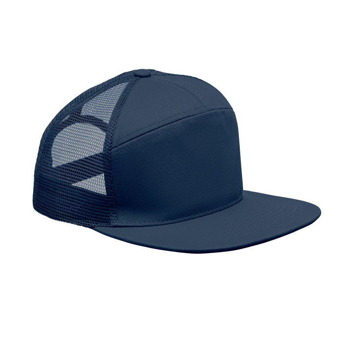 7 panel flat visor cap Francese Navy item picture front
