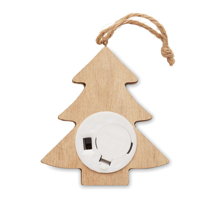 Wooden weed tree with lights Legno item picture back