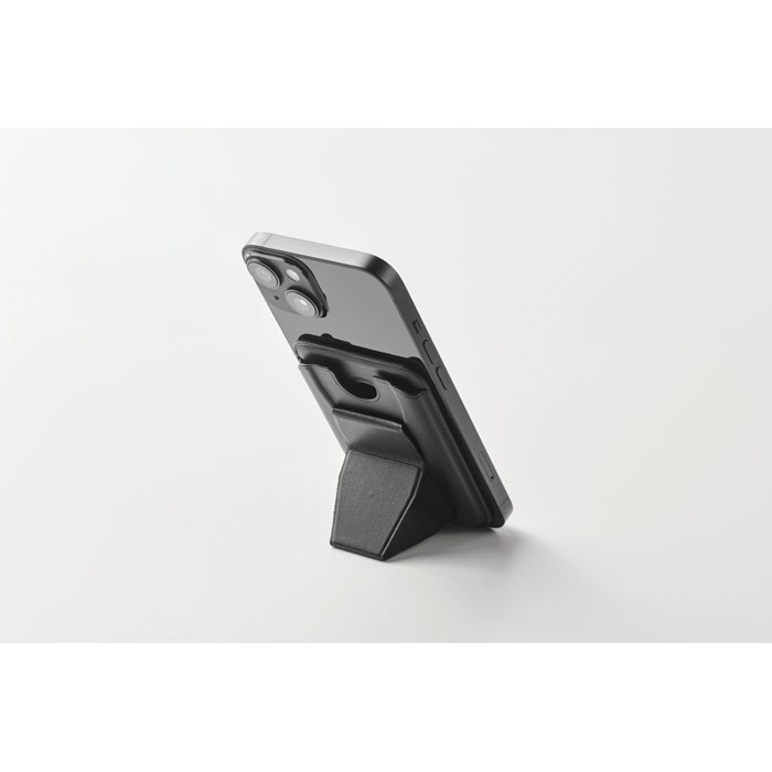 Magnetic PU cardholder Nero item detail picture