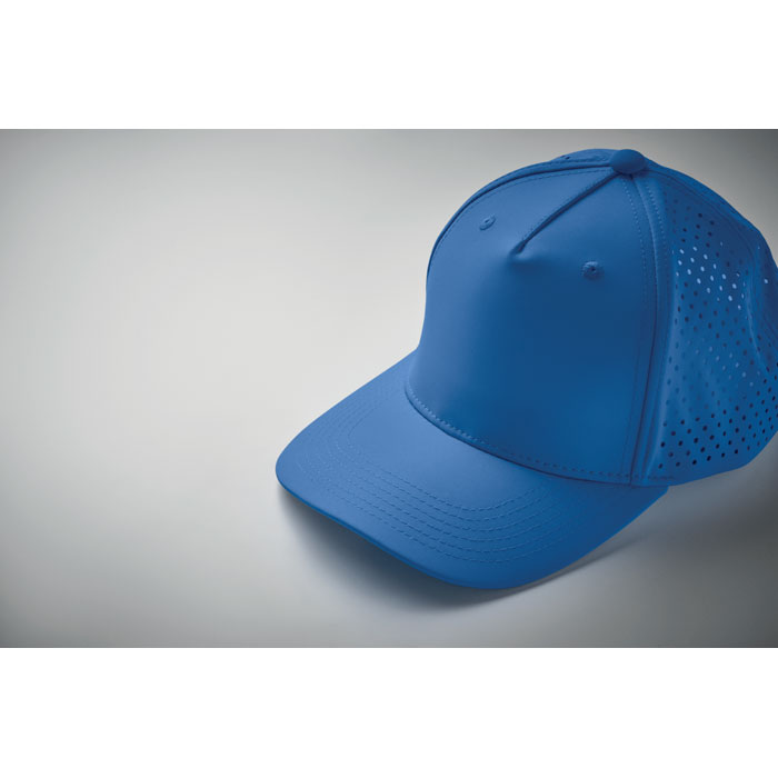 5 panel baseball cap 130 gr/m² Blu Royal item picture side