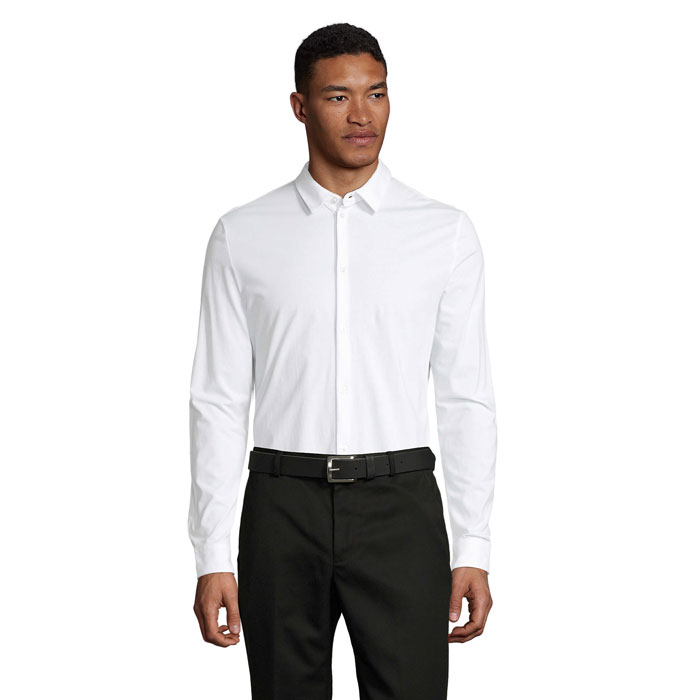 BALTHAZAR MEN SHIRT Optic White item picture front