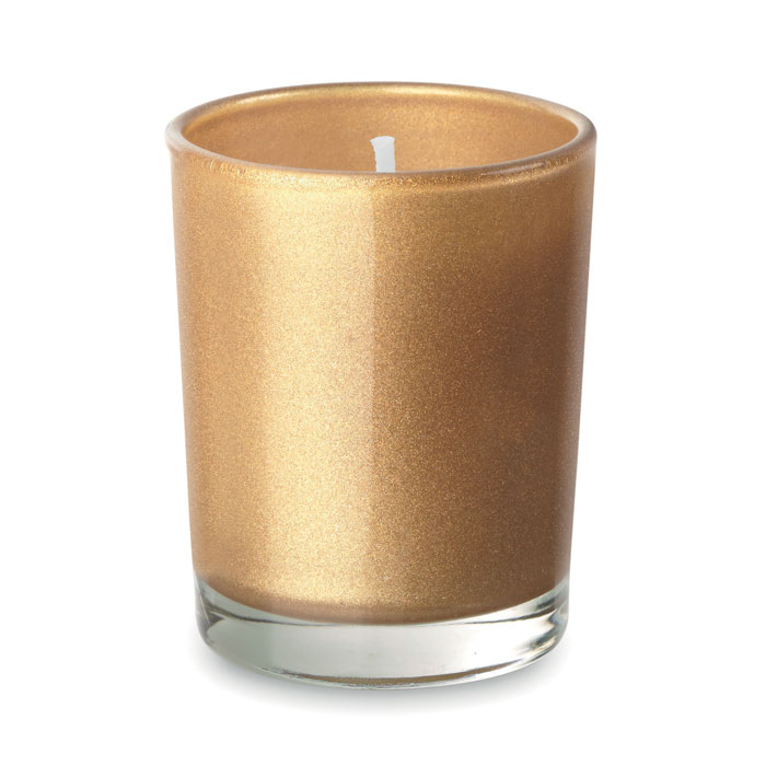 Candela in vetro gold item picture front