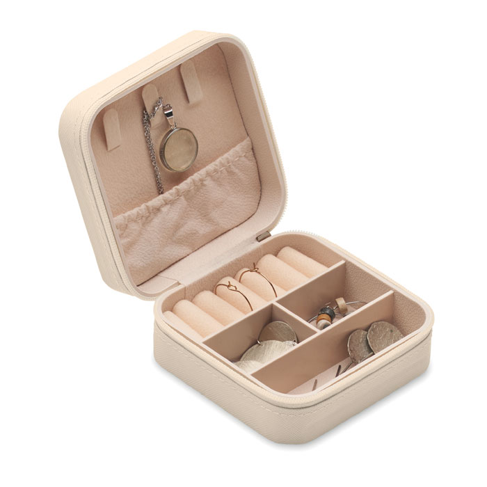 Portagioie da viaggio in PU Beige item picture back