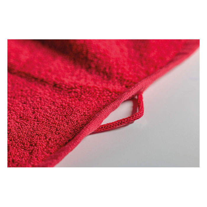 Towel organic cotton 100x50cm Rosso item picture open