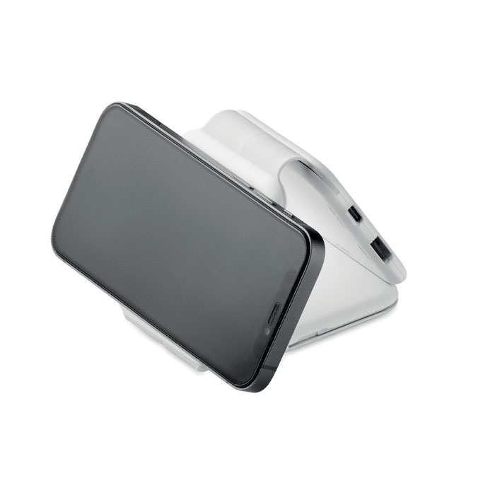 Foldable charging station Bianco item picture open