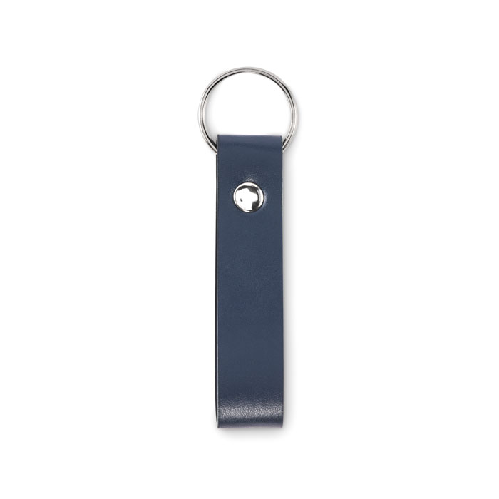 PU loop key ring Francese Navy item picture back