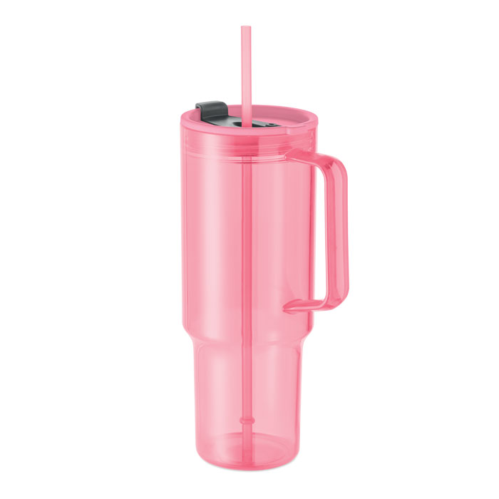 Bicchiere RPET 1200ml Rosa Trasparente item picture back