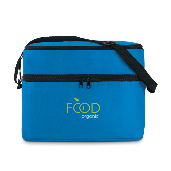 Cooler bag with 2 compartments Blu Royal item picture printed