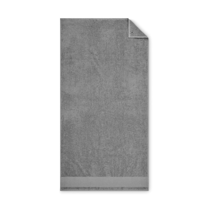 Asciugamano da bagno in cotone Grigio Pietra item picture back