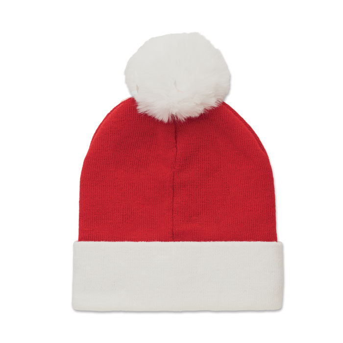Christmas knitted beanie Rosso item picture side