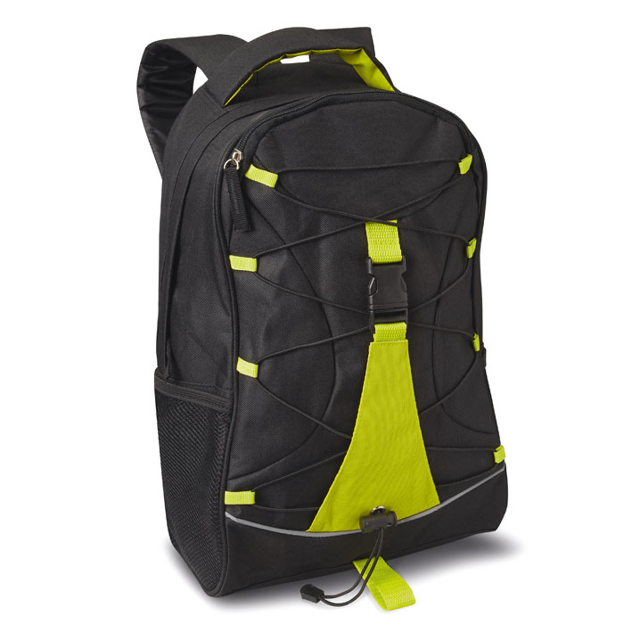 Adventure backpack lime item picture back