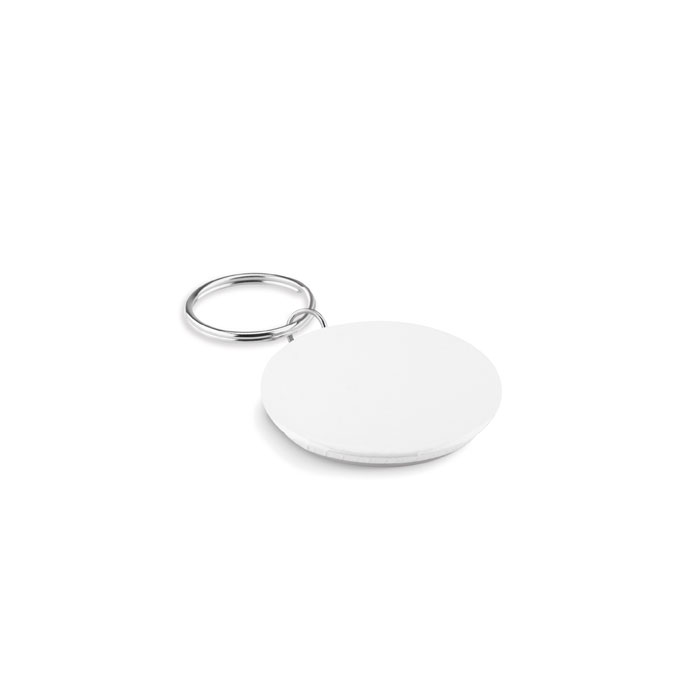 Small pin button key ring Bianco item picture back