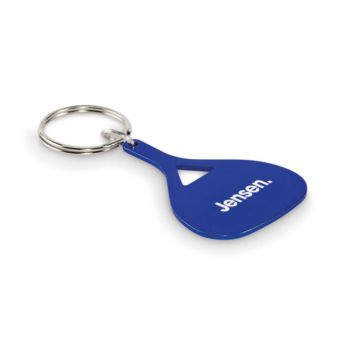 Aluminium key ring Blu item picture printed