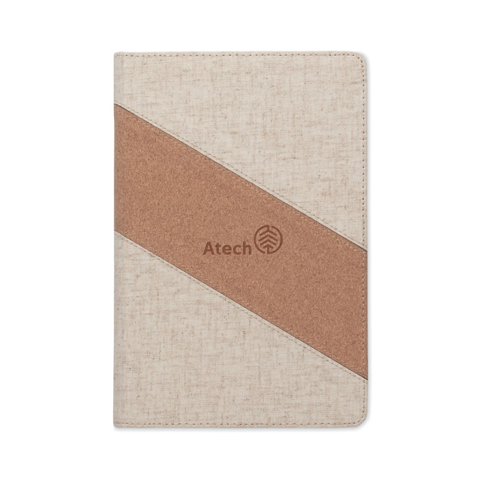 Notebook A5 con caricatore da 1 Beige item picture printed