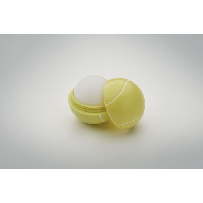 Lip balm in tennis ball shape Giallo item detail picture