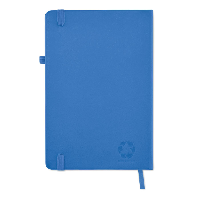 Recycled Leather A5 notebook Blu Royal item picture 7