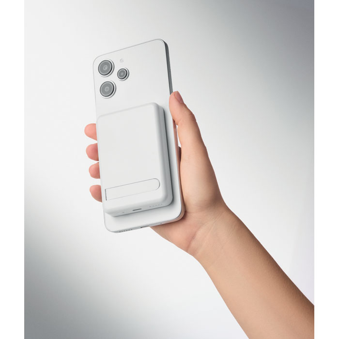 Magnetic power bank set 5000mAh Bianco item picture open